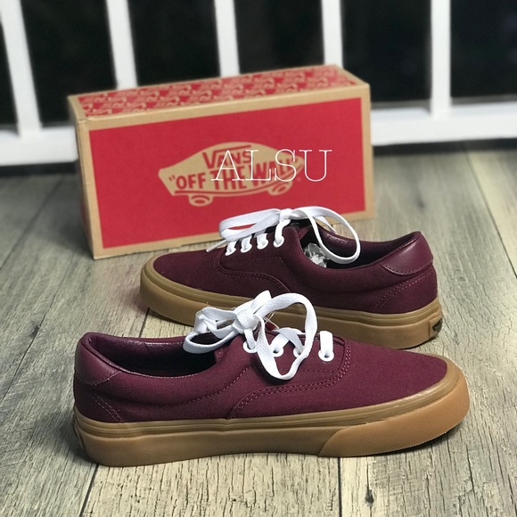 VANS ERA 59 Canvas Gum Rrt Reale Burgundy W AUTHEN - Picture 7 of 8